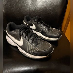 Men's Nike AIR DIAMOND TRAINER - Black White - Size 12